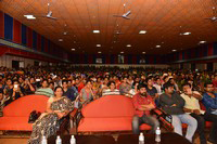 Happy Wedding Movie Team At Vishnu College